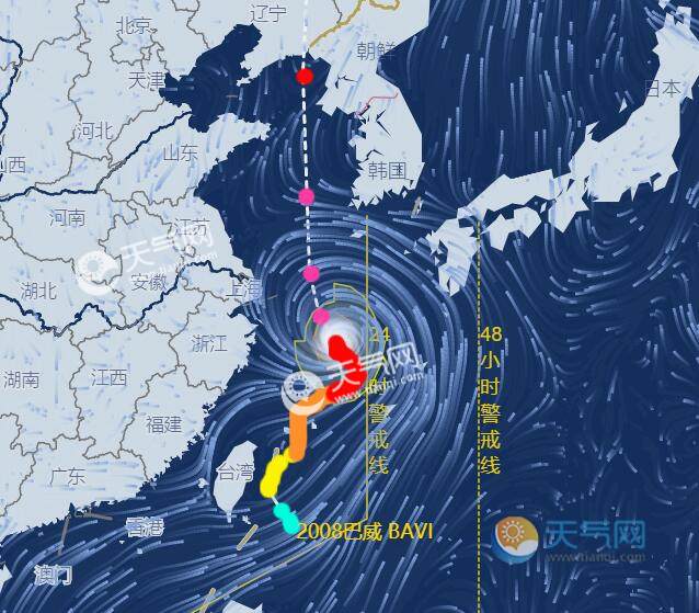 最早8号台风路径图，预测、应对台风的关键所在