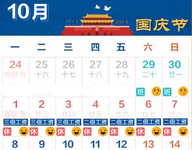 最早国庆节放假安排及其历史演变回顾
